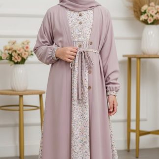 Kids Open Front Abaya